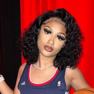 HD FRONTAL 14 IN CURLY WIG